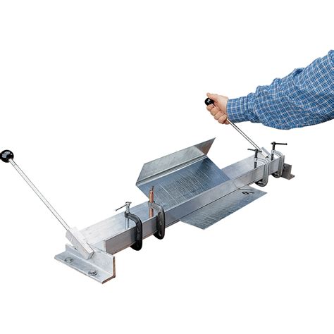 bending sheet metal with a brake|30 in mountable bending brake.